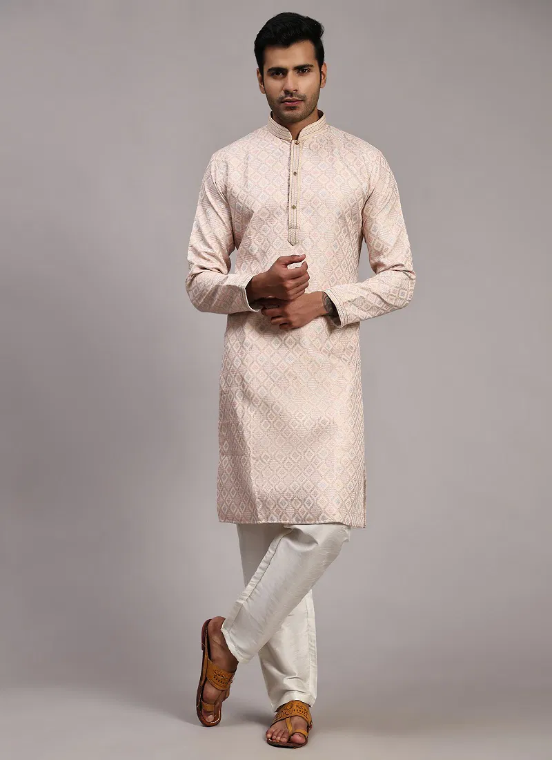 Rw Viscose Jacquard Kurta Pyjama Wholesale Clothing Suppliers In India