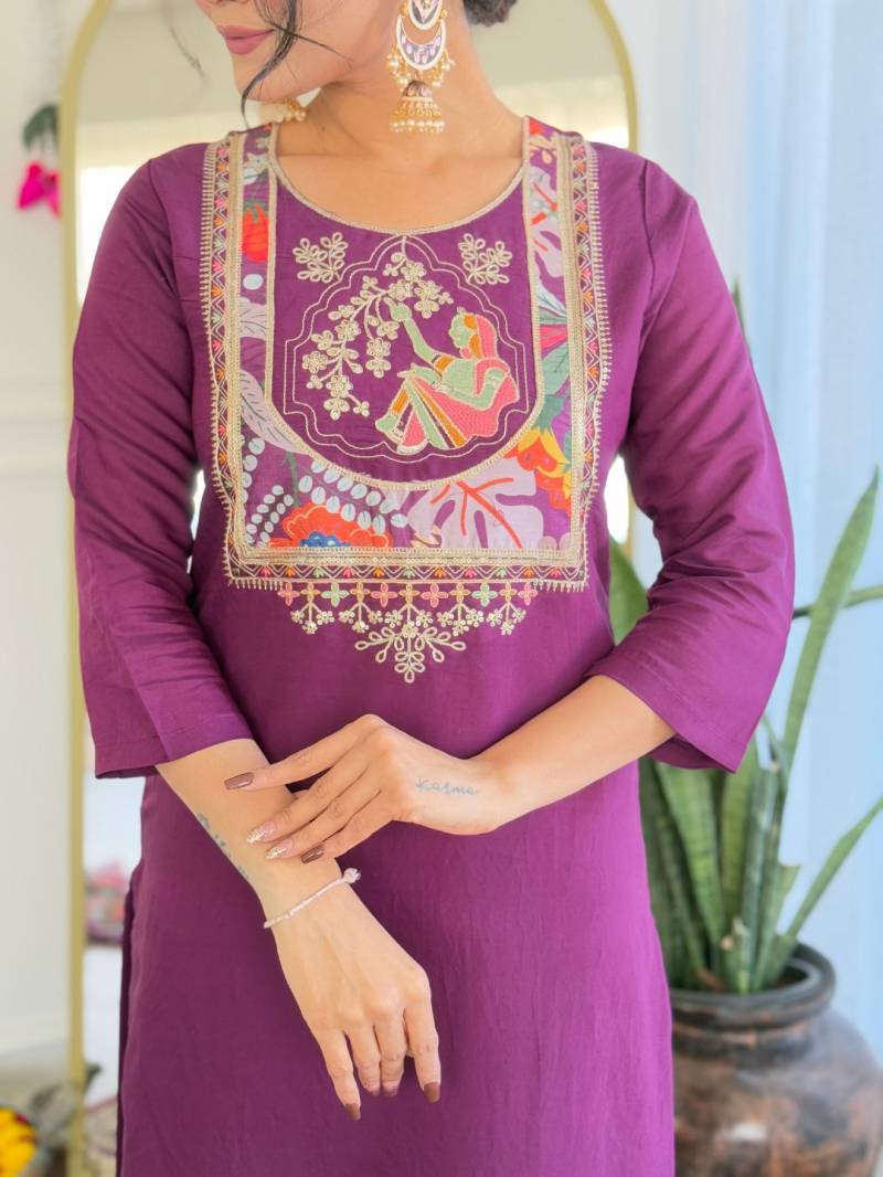 Nari 1 Chanderi Viscose Kurti Bottom With Dupatta Wholesale In India