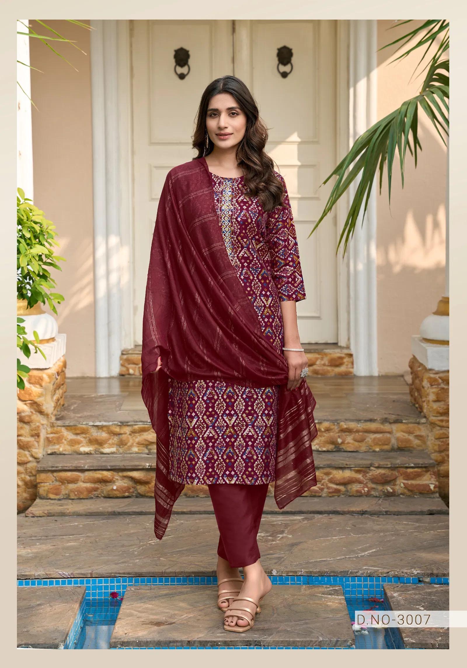 Festival Vol 3 By Vaniska Modal Chanderi Kurti With Bottom Dupatta Orders In India