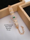 AD Diamond Golden And Rose Gold Bracelets Wholesale Online