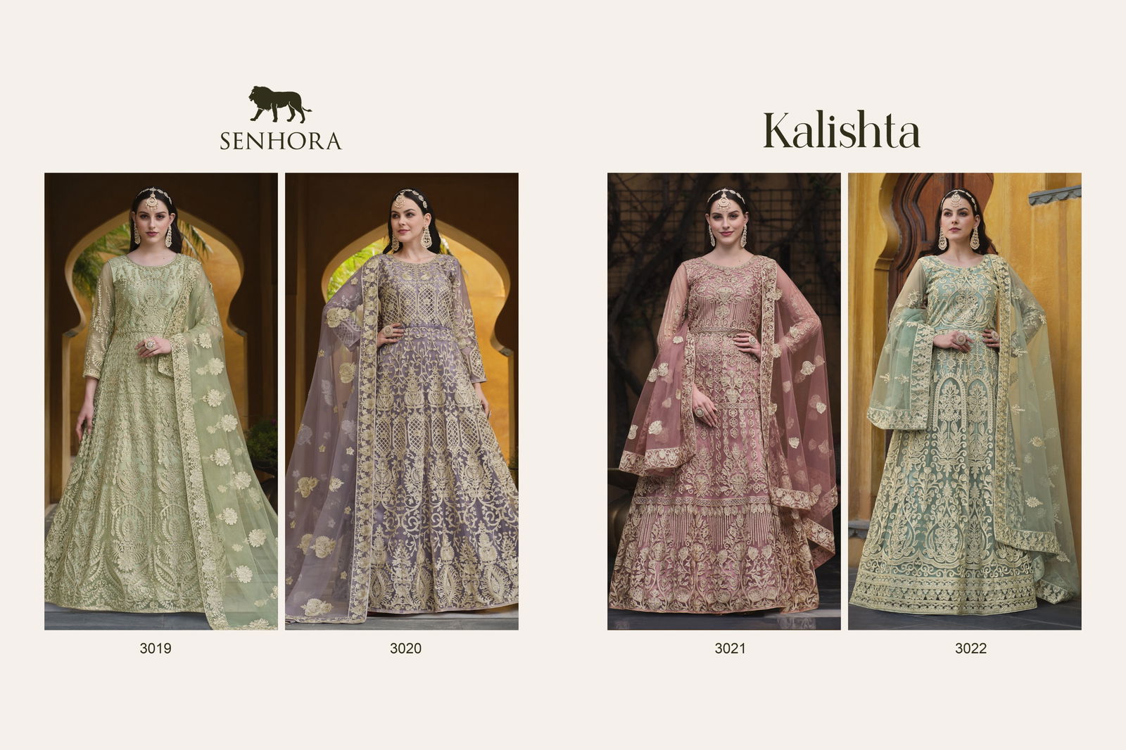 Kalishta By Senhora Net Wedding Salwar Suit Wholesale Market In Surat With Price