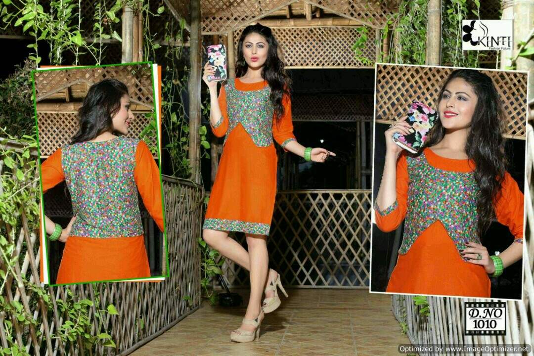 Kinti Kasturi-10 Latest Designer fancy Daily Wear Cotton Jacket Attached Kurtis Collection