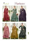Harleen By Karissa Vatican Foil Kurti With Bottom Dupatta