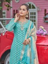 Bingo By Aanchi Shimmer Kurti With Bottom Dupatta Suppliers In India