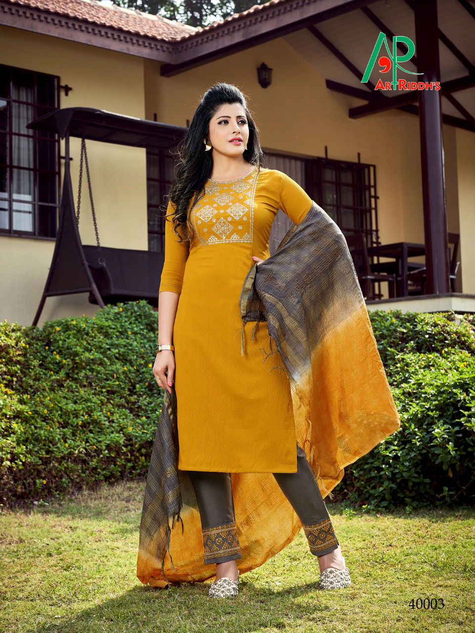 Art Sirat 3 Latest fancy Designer Heavy Festive Wear Ready Made Salwar Suit Collection
