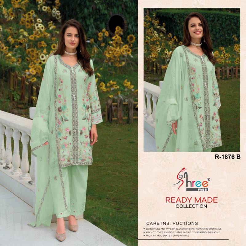 Shree R 1876 Cambric Cotton Ready Made Pakistani Salwar Suits Exporters In India