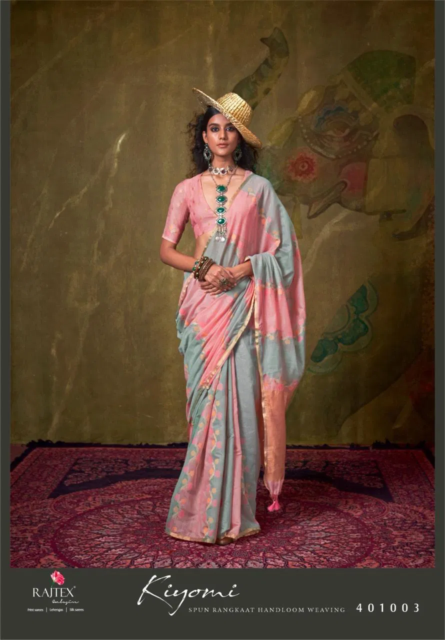Kiyomi By Rajtex Handloom Weaving Party Wear Saree Wholesalers In Delhi