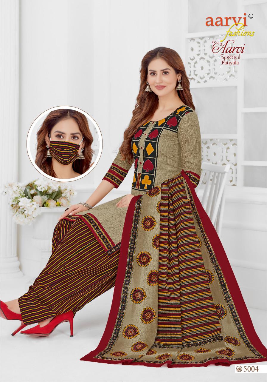 Aarvi Special Patiyala 15 Regular Wear Cotton Printed Designer Ready Made Collection
