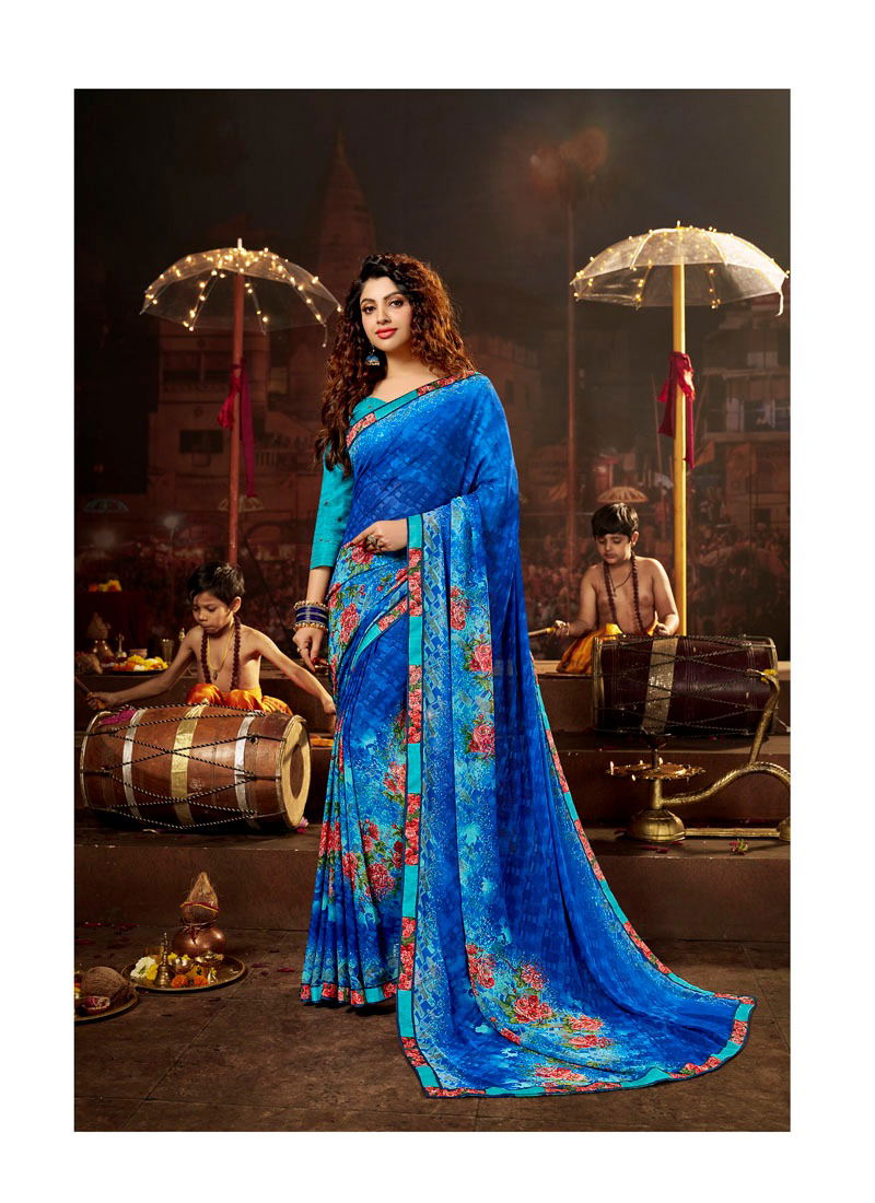 ANTPA CARVAAN Latest Fancy Designer Heavy Regular Wear Weightless Saree Collection