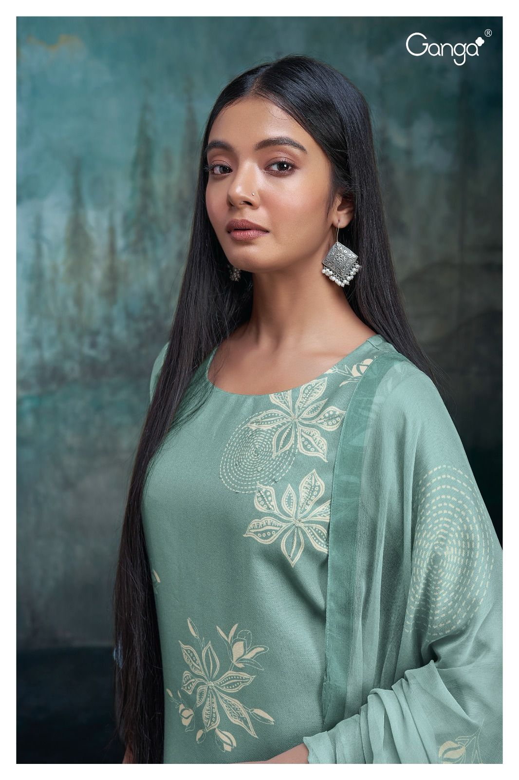 Rafqa 2131 By Ganga Pashmina Salwar Kameez Catalog