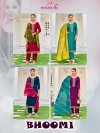 Bhoomi By Aanchi Vichitra Silk Kurti With Bottom Dupatta