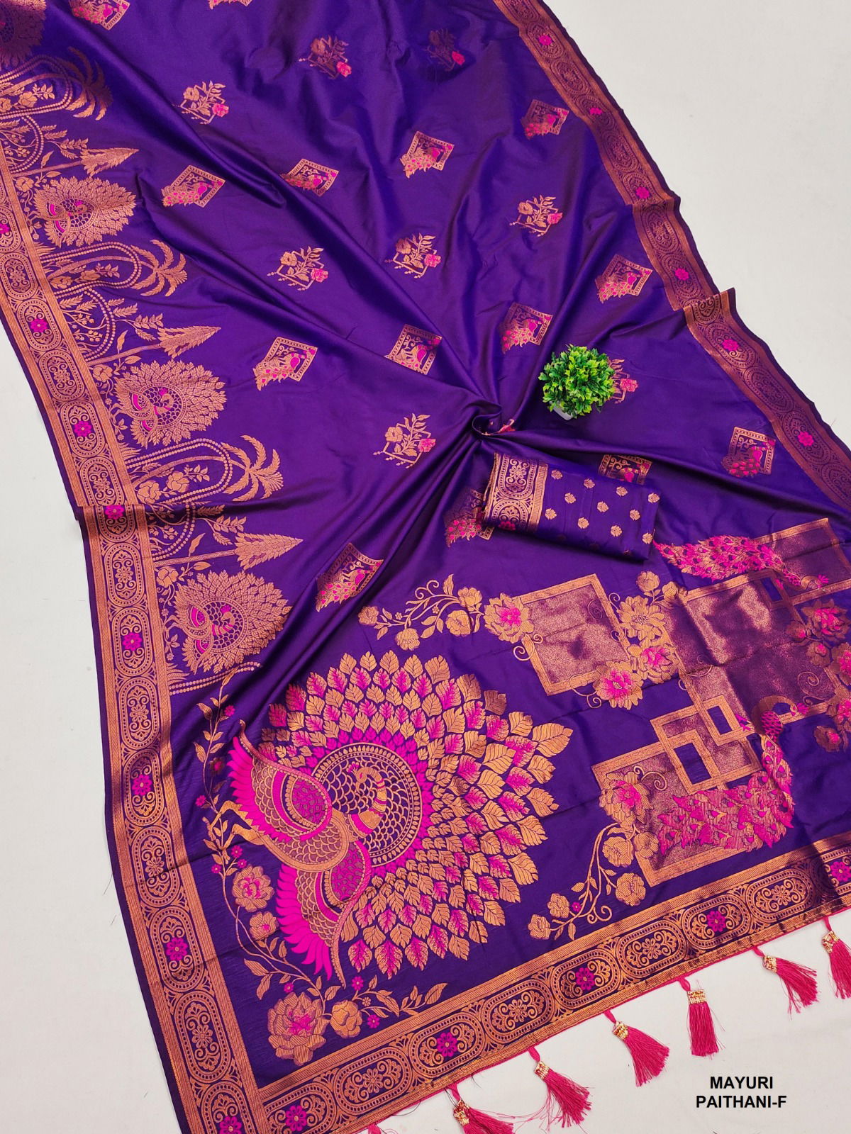 Mayuri Paithani A To F by Murti Nx Printed Paithani Silk Bulk Sarees Orders In India