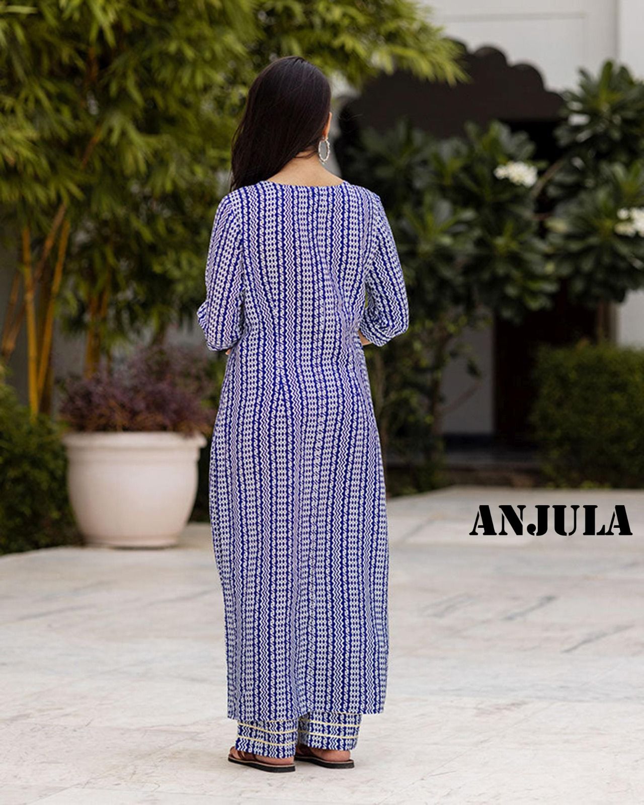 Anjula Vol 4 Pure Muslin Printed Kurti With Bottom Catalog
