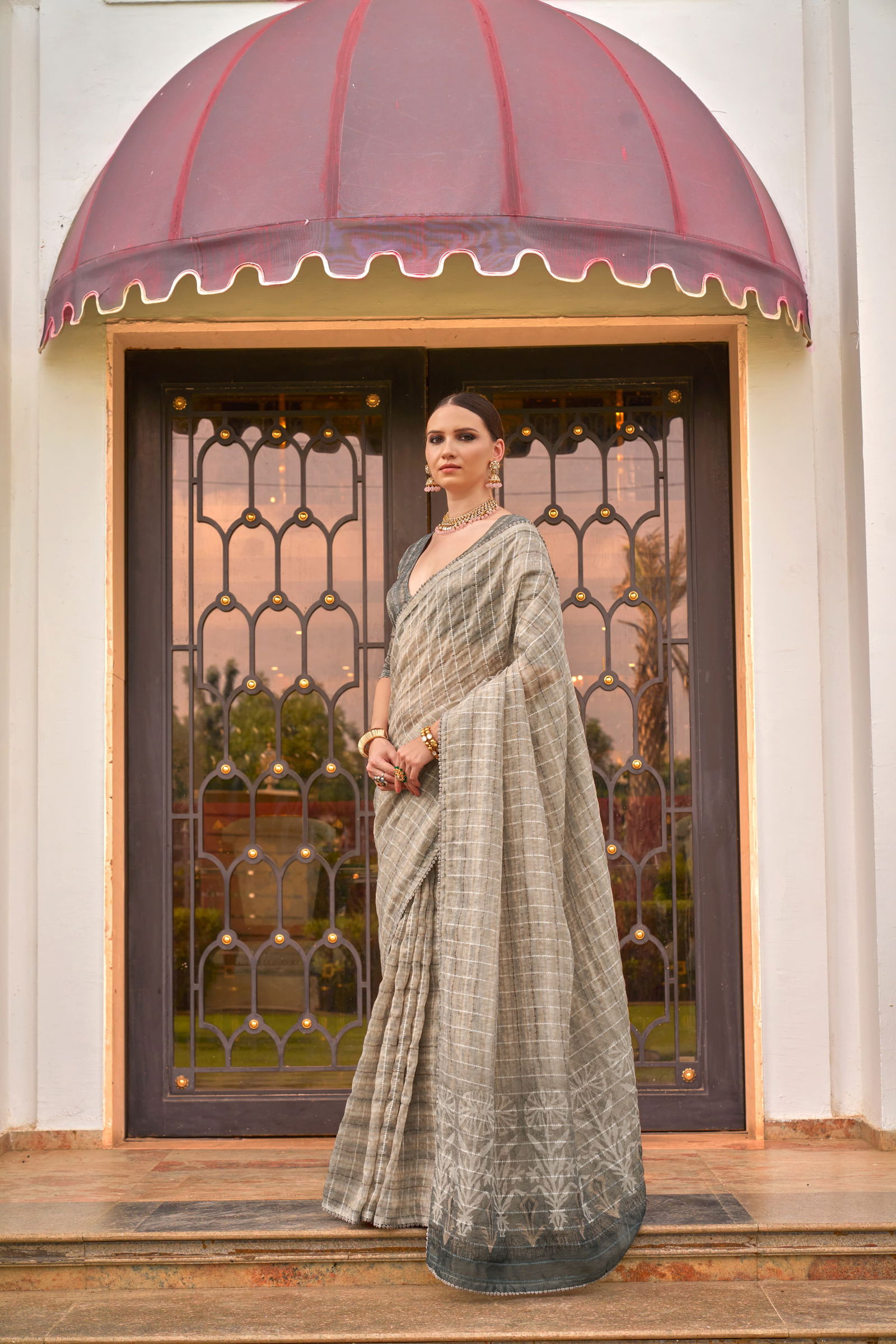 Luxuria By Kala Jamun Tissue Silk Wholesale Saree Suppliers In Mumbai