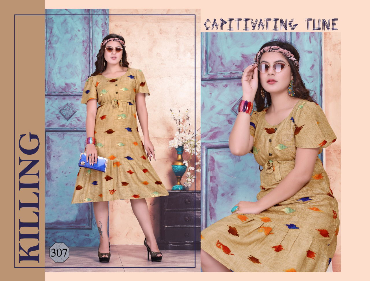 Trendy Flyer 2 Latest Fancy Rayon Regular Casual Wear Printed Kurtis Collection
