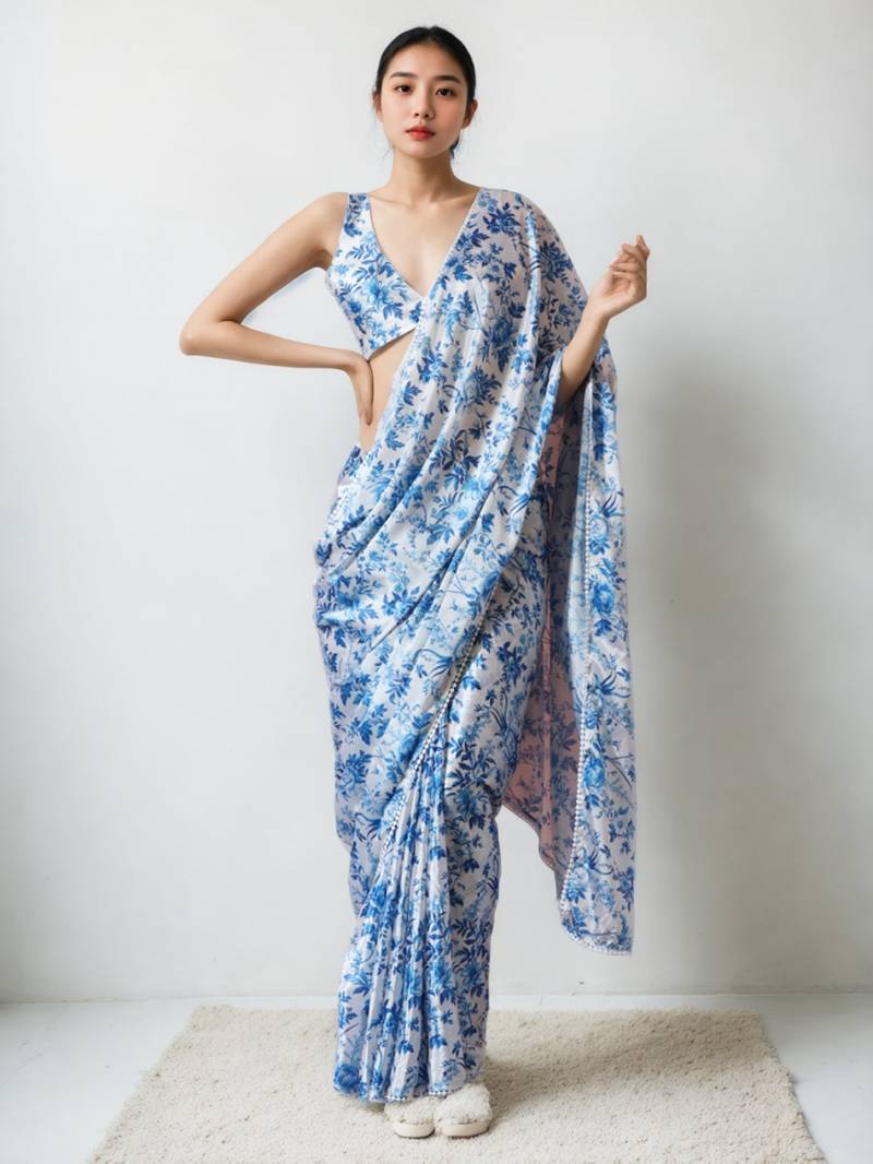 Jf 2427 To 32 Beautiful Chinon Party Wear Saree Online Wholesale