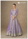 Anarkali By Aashirwad Mor Bagh Chinon Silk Gown With Dupatta Wholesale Online