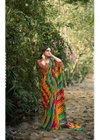Pihu By Sanskar Adorable Georgette Saree With Blouse Suppliers In India