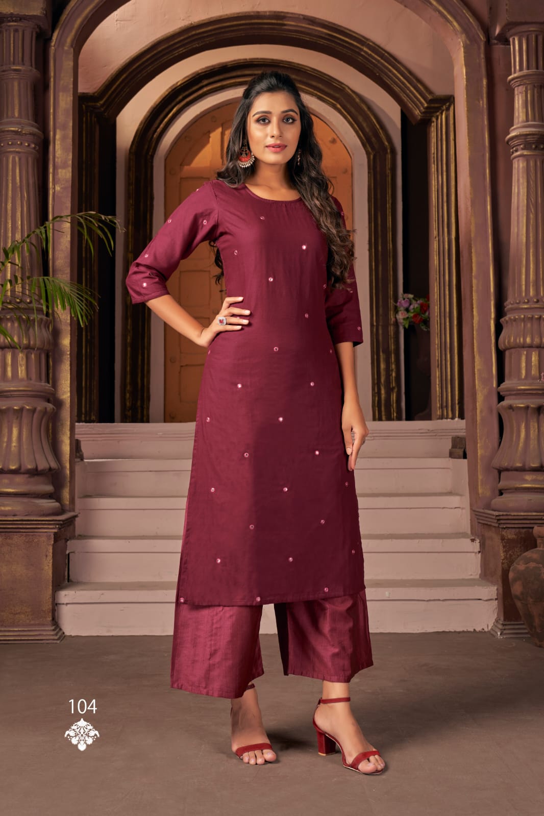Banwery Srivalli Fancy Ethnic Wear Cotton Latest Kurti With Bottom Collection