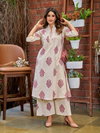 Naisha K 738 Khadi Cotton Aline Wholesale Kurti With Bottom Suppliers In Mumbai
