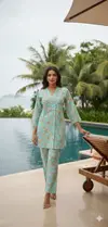 Naisha K 383 Cotton Printed Light Work Casual Wear Co Ord Set Wholesale Suppliers In Mumbai