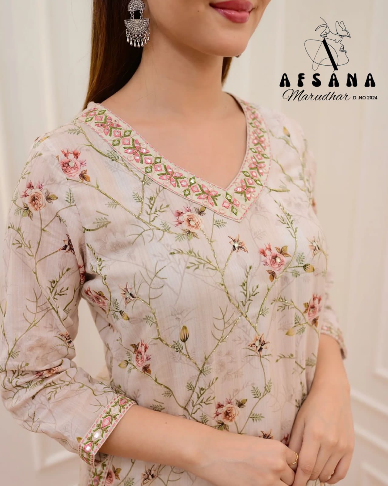 Marudhar By Afsana Shifli Chikankari Kurti With Bottom Catalog