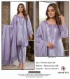 987 A To D By Hoor Tex Roman Glass Silk Salwar Kameez 
