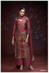 Aaliyah 3203 By Ganga Bemberg Silk Embroidered Suit Suppliers In India