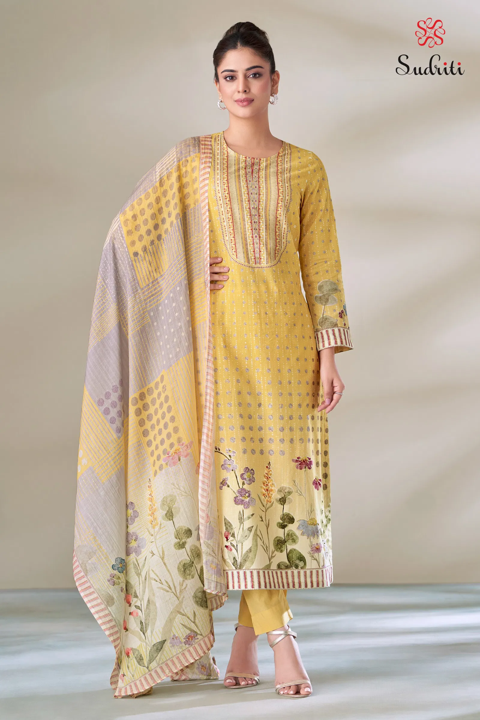 Shwet By Sudriti Lawn Cotton Printed Designer Salwar Suits Wholesale Online