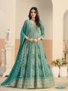 Aanaya Vol 243 By Dani Faux Georgette Gown With Dupatta Suppliers In India