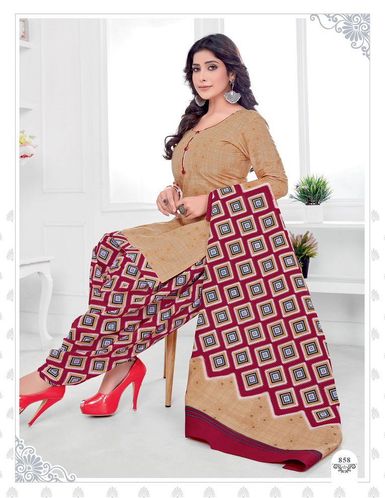 Kuber Geet Patiyala 8 Fancy Designer Latest Regular casual Wear  Pure Cotton Printed Dress Material Collection