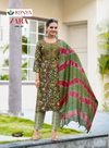 De Zara Vol 7 Rayon Printed Straight Cut Bulk Kurti With Bottom Dupatta Orders In India