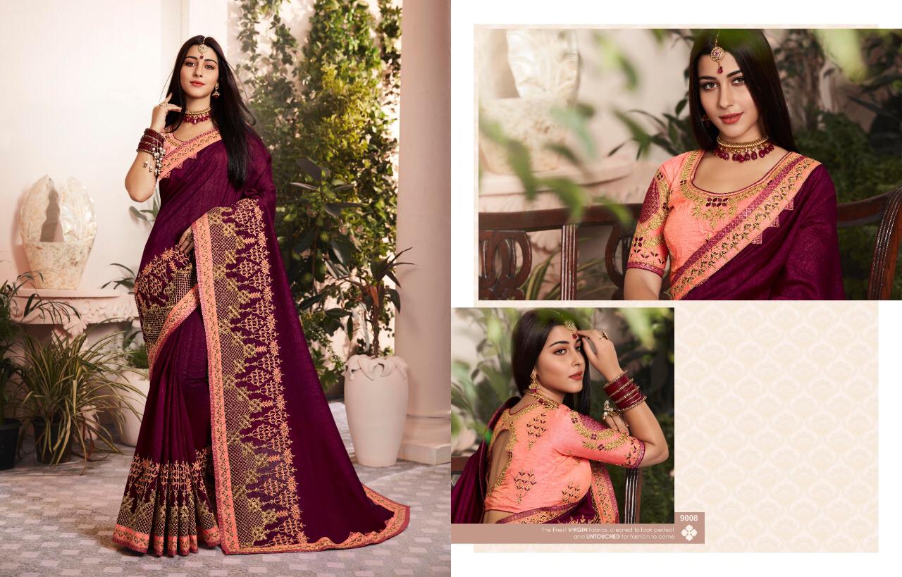 Sringar Latest Designer Wedding Wear Party Wear Jari Thread Embroidery Work With Stone Work