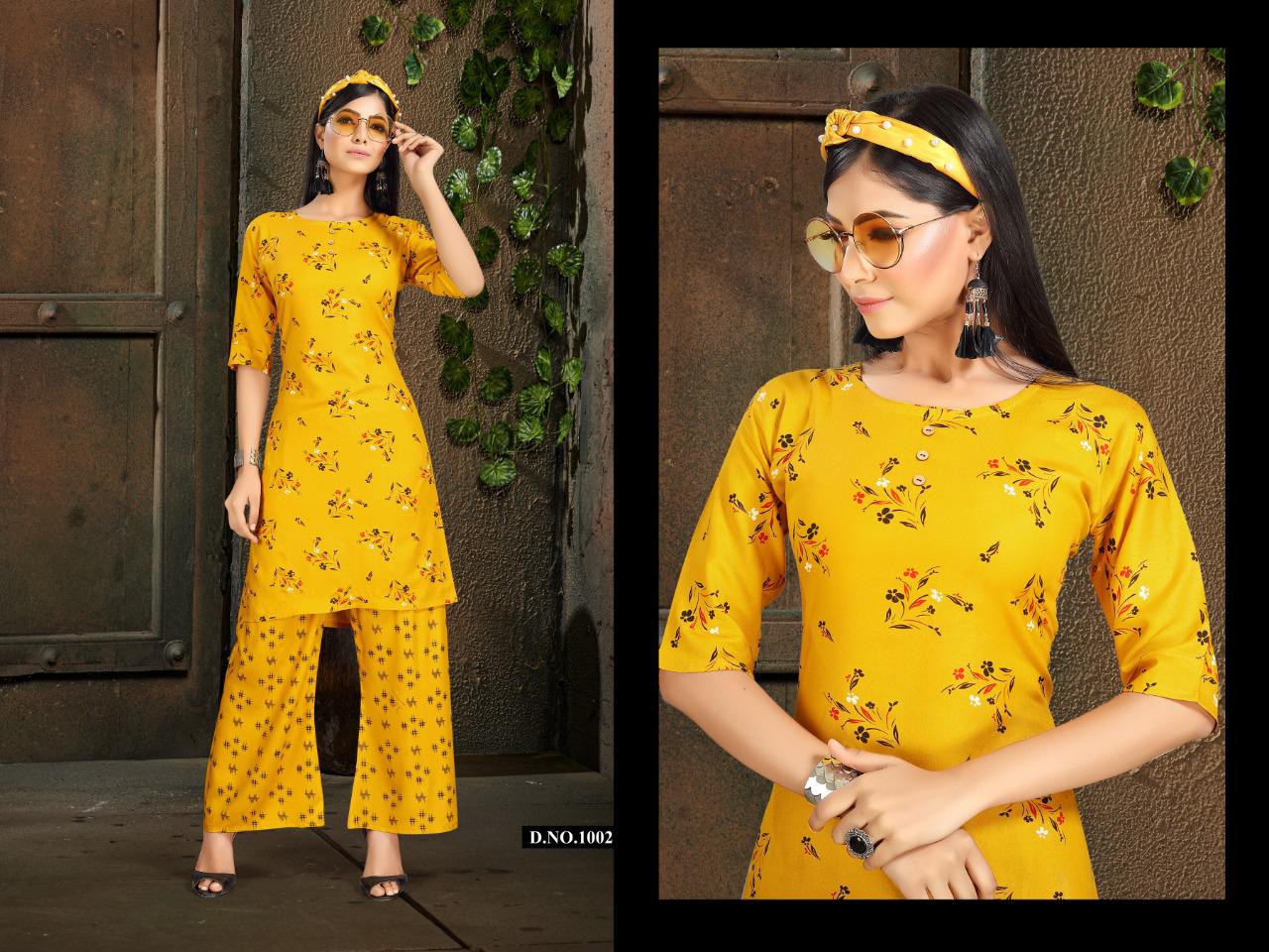 Ft Bandhni Vol 2 Latest Daily Wear Heavy Rayon Kurti With Plazzo Collection