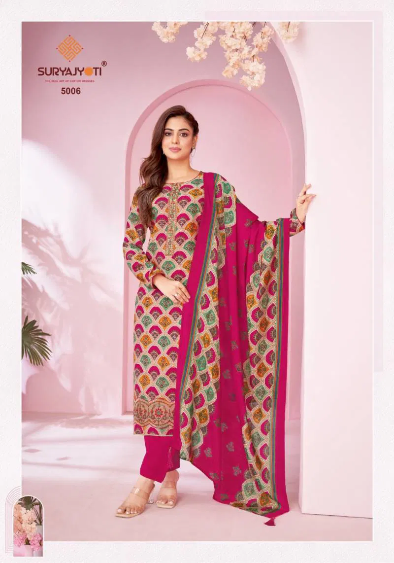 Kanika Vol 5 By Suryajyoti Modal Printed Dress Material Online Wholesale
