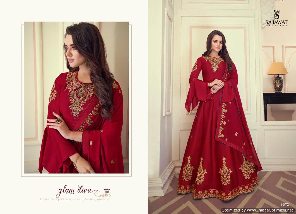 Sajawat Mandora 1 New Designer Collection Of Readymade Heavy Suit Collection For Festival And Functions 