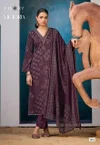 Victoria By Kilory Gaji Silk Digital Foil Printed Embroidery Salwar Kameez 