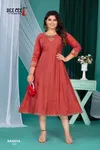 Radhya Vol 2 By Deecee Roman Silk Long Flared Stylish Kurtis Wholesalers In Delhi