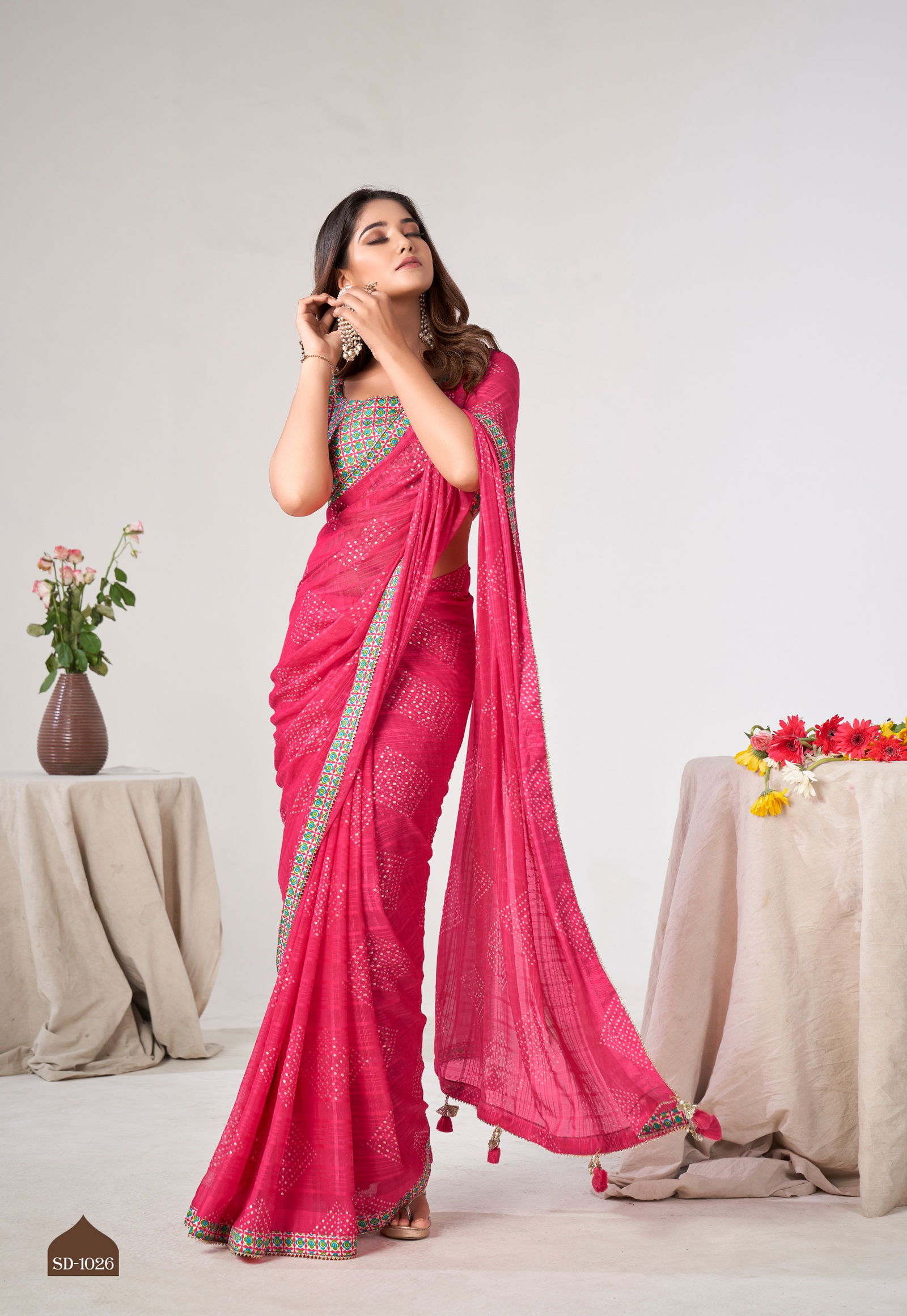 Sadi Hits By Sr Georgette Fancy Saree Wholesalers In Delhi