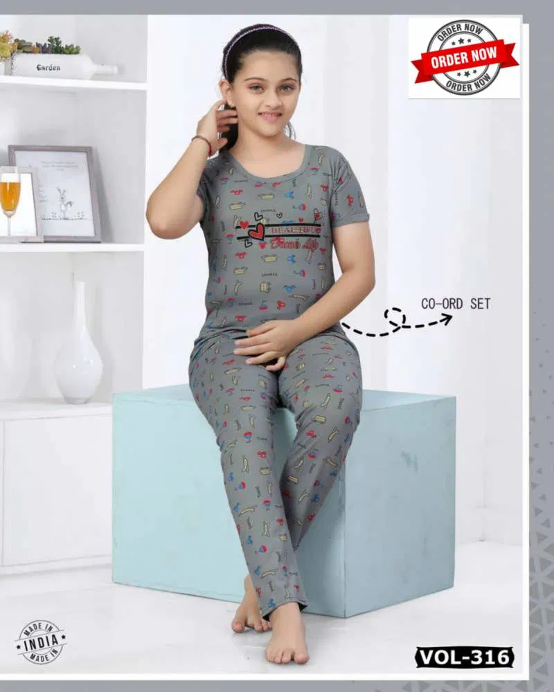 Summer Special Kids Vol Dn 316 Ns Cotton Night Suits Wholesale Suppliers In Mumbai