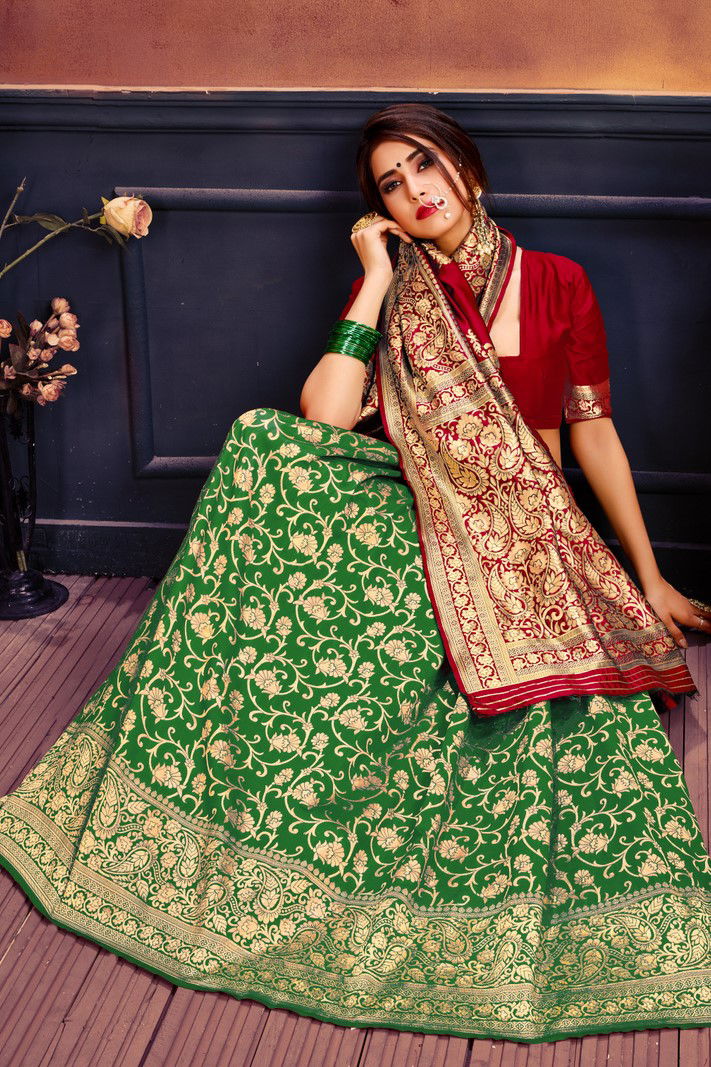 Milano Silk 1 Latest Designer Wedding Wear Bridal Wear Pure Silk Saree Collection 