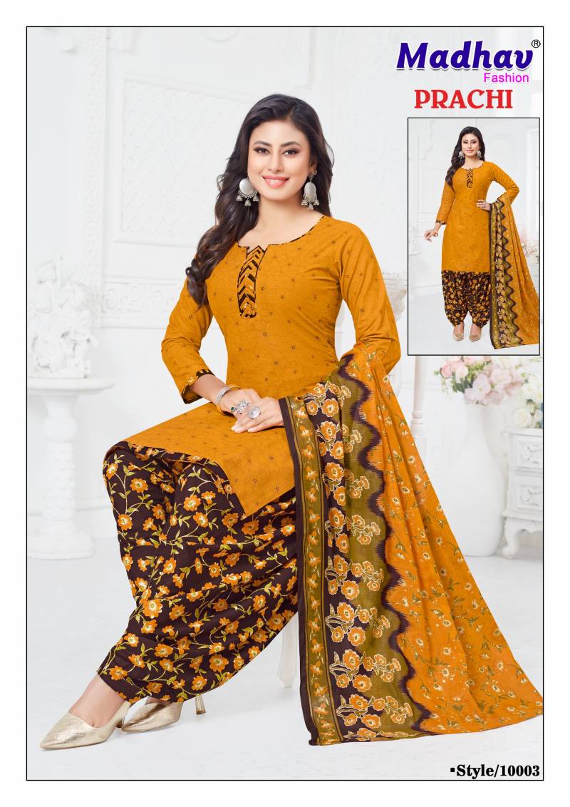 Prachi Vol 10 By Madhav Cotton Printed Dress Material Wholesale Price In Surat

