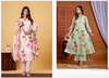 Naisha K 300 Cotton Printed Kurti With Pant Dupatta Suppliers In India