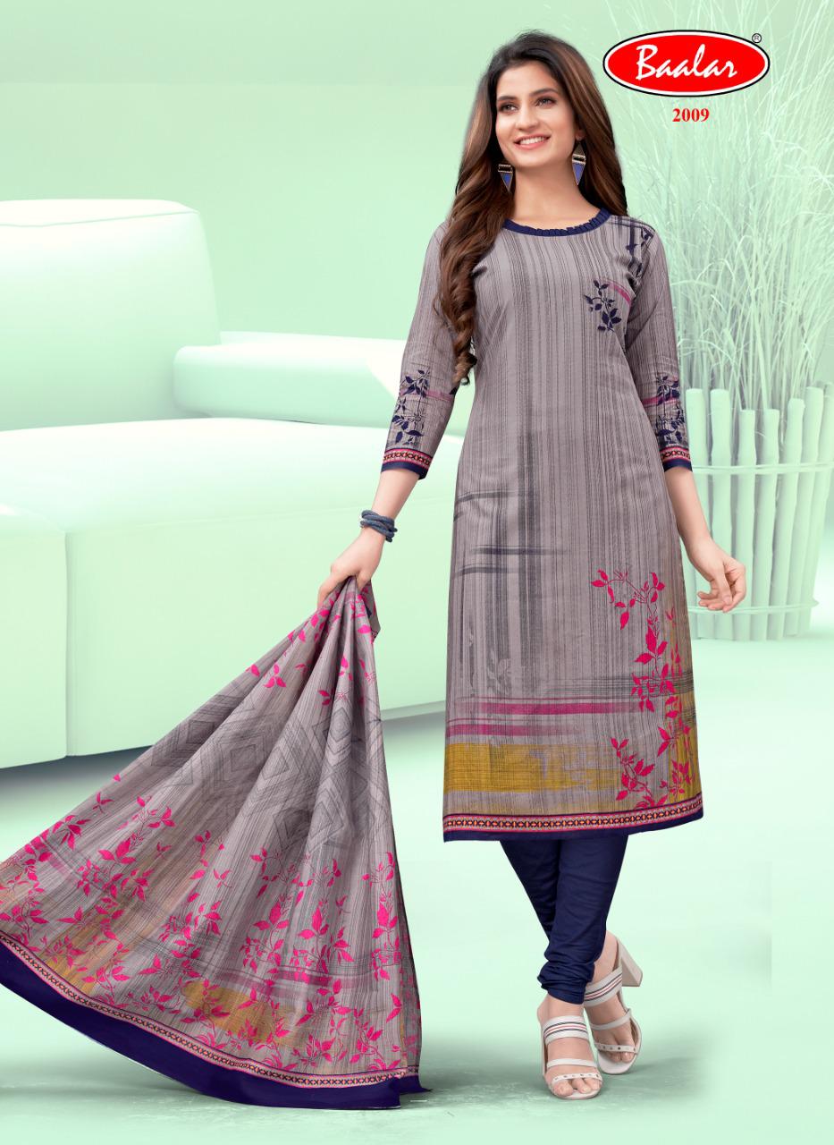 Baalar Nai Disha 1 Pure Cotton Printed Casual Wear Dress Material Collection
