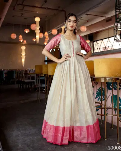 Estaa 4 Heavy Wedding Wear Banarasi Jacquard Ladies Gown Collection