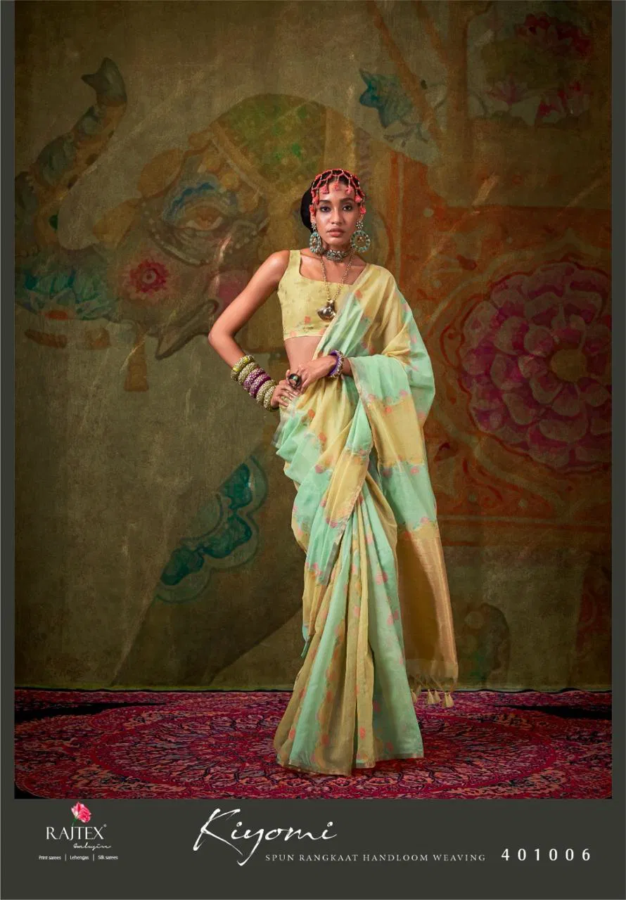 Kiyomi By Rajtex Handloom Weaving Party Wear Saree Wholesalers In Delhi