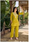 Vama Vol 5 By Ossm Viscos Vetican Silk Embroidery Bulk Co Ord Set Orders In India