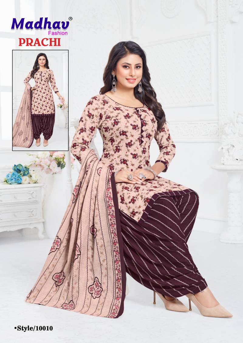 Prachi Vol 10 By Madhav Cotton Printed Dress Material Wholesale Price In Surat
