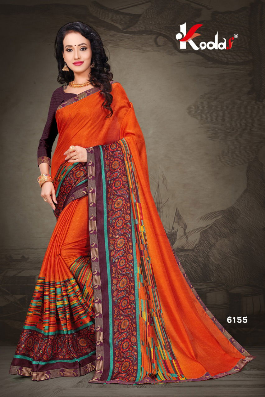 Daily Wear Designer Fancy Vichitra Silk Saree Collection