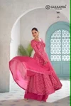 Vanilla By Gulkayra Chinon Printed Embroiderey Readymade Suits